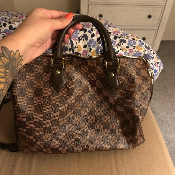 Louis Vuitton Speedy Bandouliere 30 in Damier Ebene - Picture 16 of 16